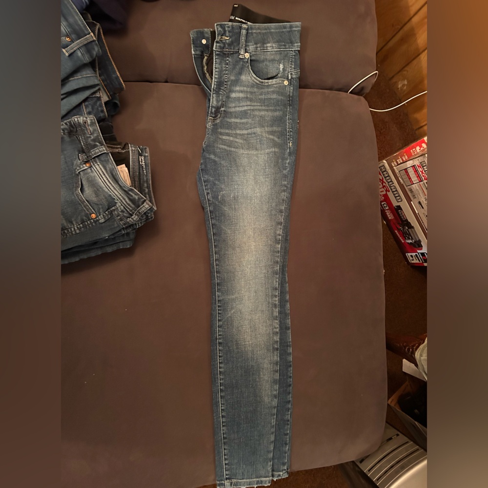 INC International Concepts Blue Skinny Jeans